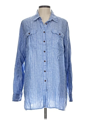 Lands' End Long Sleeve Button-Down Shirt (view 1)