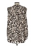 Maurices 100% Polyester Tan Sleeveless Blouse Size L - photo 2