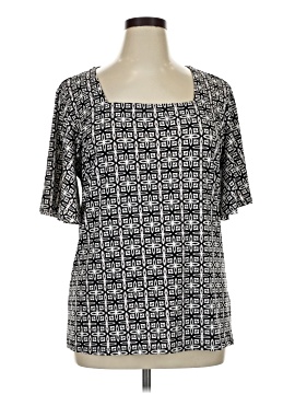 Jm Collection Short Sleeve Blouse