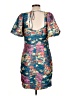Adelyn Rae 100% Polyester Tropical Blue Cocktail Dress Size L - photo 2