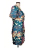Adelyn Rae 100% Polyester Tropical Blue Cocktail Dress Size L - photo 4