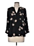 Daniel Rainn 100% Polyester Black 3/4 Sleeve Blouse Size M - photo 1