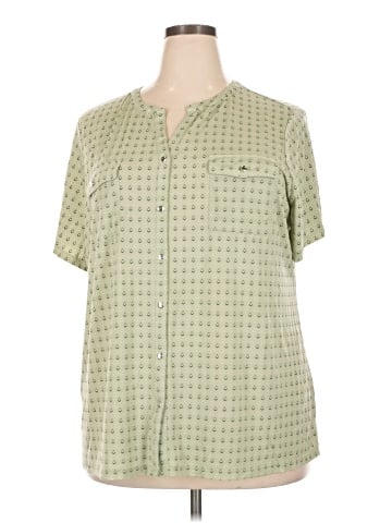 Croft & Barrow Short Sleeve Blouse (view 1)