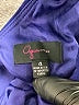 Aqua 100% Polyester Solid Blue Casual Dress Size 4 - photo 4