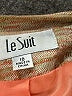 Le Suit Tweed Gold Blazer Size 18 - photo 6