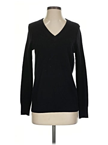 Aqua Cashmere Pullover Sweater (view 1)