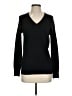 Aqua 100% Cashmere Black Cashmere Pullover Sweater Size S - photo 1