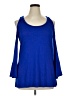 Spense Blue 3/4 Sleeve Top Size XL - photo 1