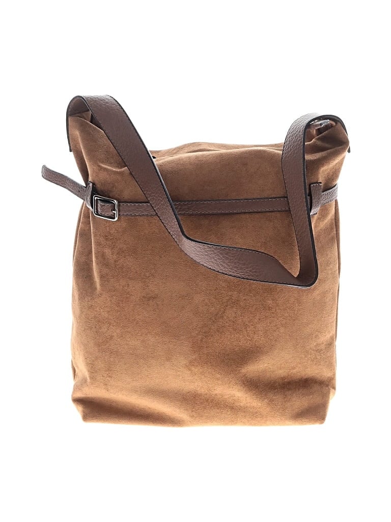 Pre-owned Coco + Carmen Leather Hobo Bag In Brown