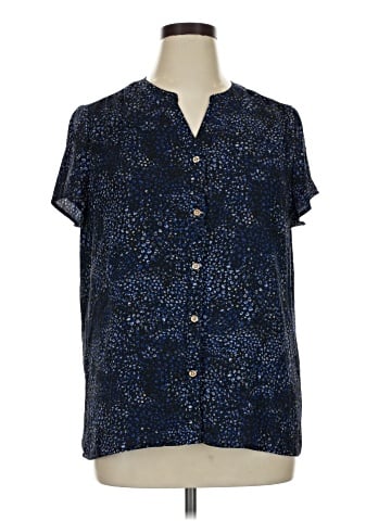 Dana Buchman Short Sleeve Blouse (view 1)