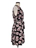 MNG Floral Black Casual Dress Size 6 - photo 4