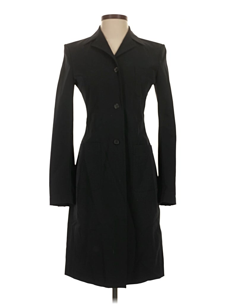 Pre-owned Prada Coat In Black