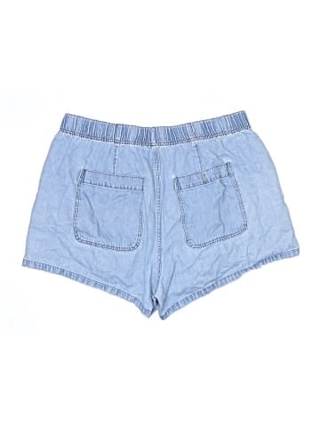 Madewell Plus Denim Pull-On Utility Shorts in Grandfield Wash (view 2)