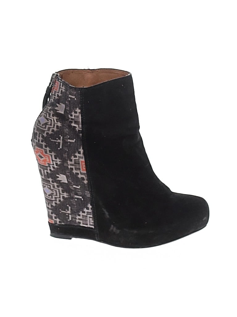 Pre-owned Ella Moss Wedges In Black