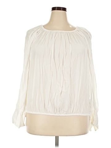 J.Crew Collection Long Sleeve Blouse (view 1)