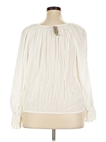 J.Crew Collection Long Sleeve Blouse (view 2)