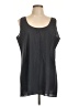 Soft Surroundings 100% Polyester Black Sleeveless Blouse Size L - photo 1