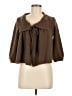 Etcetera Brown Wool Cardigan Size M - photo 1