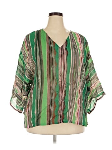 Suzanne Betro 3/4 Sleeve Blouse (view 1)
