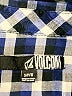 Volcom 100% Cotton Plaid Blue Long Sleeve Button-Down Shirt Size S - photo 7