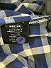 Volcom 100% Cotton Plaid Blue Long Sleeve Button-Down Shirt Size S - photo 8