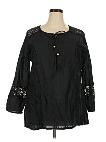 S.R. Fashion 3/4 Sleeve Blouse (view 1)