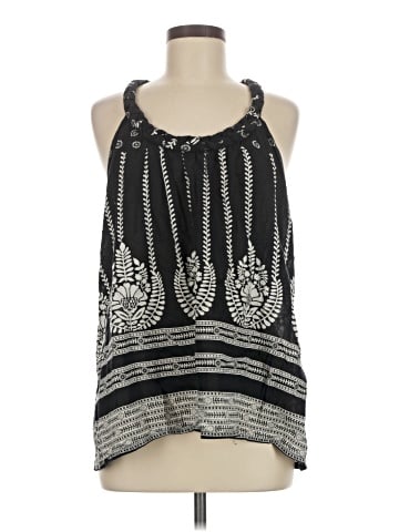 Blue Plate Sleeveless Blouse (view 1)