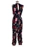 Old Navy 100% Viscose Floral Blue Jumpsuit Size XL - photo 2