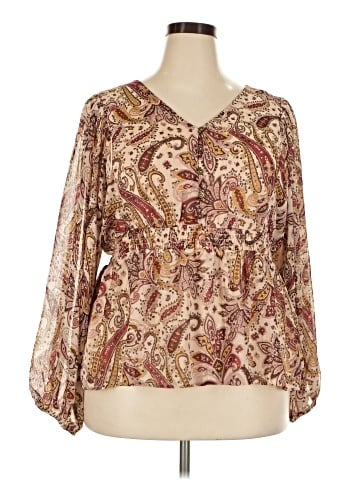 Maurices Long Sleeve Blouse (view 1)