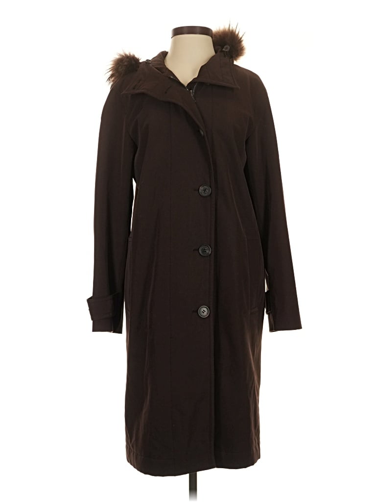 Pre-owned Prada Trenchcoat In Brown