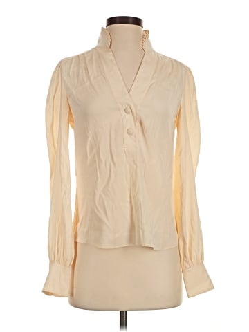 Diane von Furstenberg Long Sleeve Blouse (view 1)