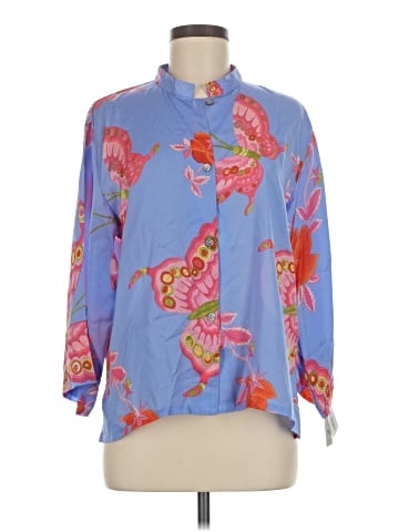 Natori 3/4 Sleeve Blouse (view 1)