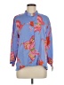 Natori 100% Polyester Blue 3/4 Sleeve Blouse Size M - photo 1