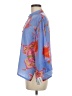 Natori 100% Polyester Blue 3/4 Sleeve Blouse Size M - photo 5