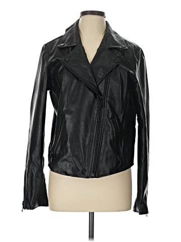 Anthropologie Faux Leather Jacket (view 1)