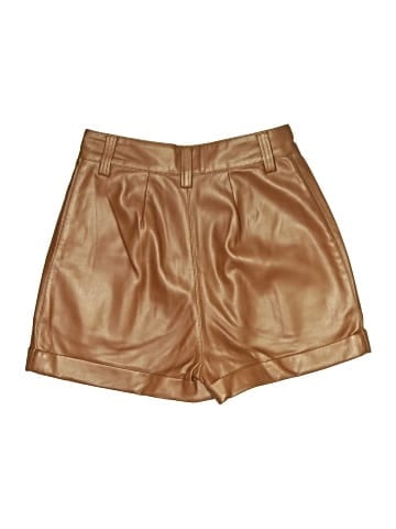 Divine Heritage Faux Leather Shorts (view 2)