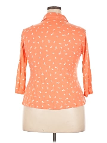 Isaac Mizrahi LIVE! 3/4 Sleeve Button-Down Shirt (view 2)