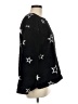 Ann Taylor LOFT 100% Polyester Stars Black Pullover Sweater Size M - photo 4