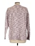 Kensie Tweed Purple Pullover Sweater Size L - photo 2