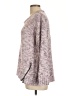Kensie Tweed Purple Pullover Sweater Size L - photo 5