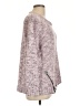 Kensie Tweed Purple Pullover Sweater Size L - photo 4