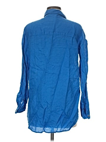 Sigrid Olsen Long Sleeve Button-Down Shirt (view 2)