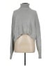Olivaceous Solid Gray Turtleneck Sweater Size Med - Lg - photo 1
