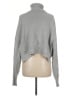 Olivaceous Solid Gray Turtleneck Sweater Size Med - Lg - photo 2