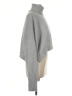 Olivaceous Solid Gray Turtleneck Sweater Size Med - Lg - photo 4