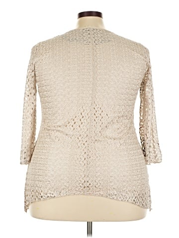Brittany Black 3/4 Sleeve Blouse (view 2)
