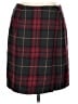 B. Moss Plaid Red Formal Skirt Size 10 - photo 1