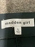 Madden Girl 100% Polyester Solid Black Skort Size L - photo 3
