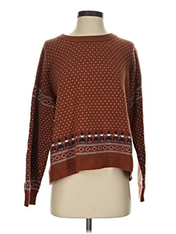 Madewell Woodside Jacquard Pullover Sweater (view 1)