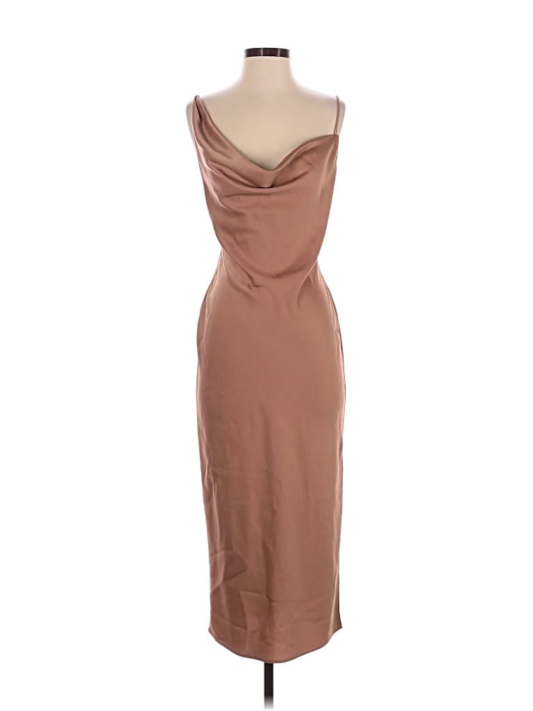 Pre-owned Bhldn Cocktail Dress In Brown